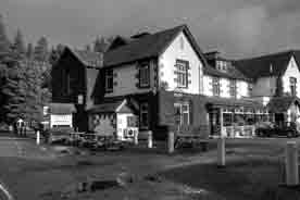 Ardlui Hotel Black and White Image